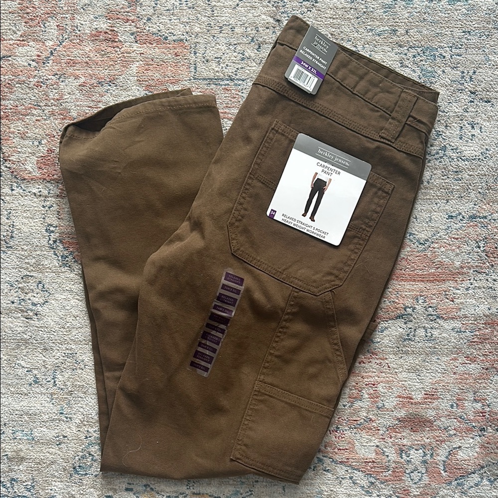 Carpenter Brown Work Pants